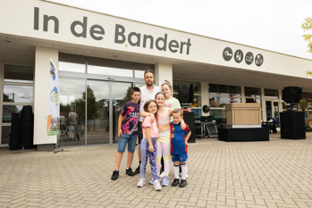 Familie Aarts tijdens beweegfestival